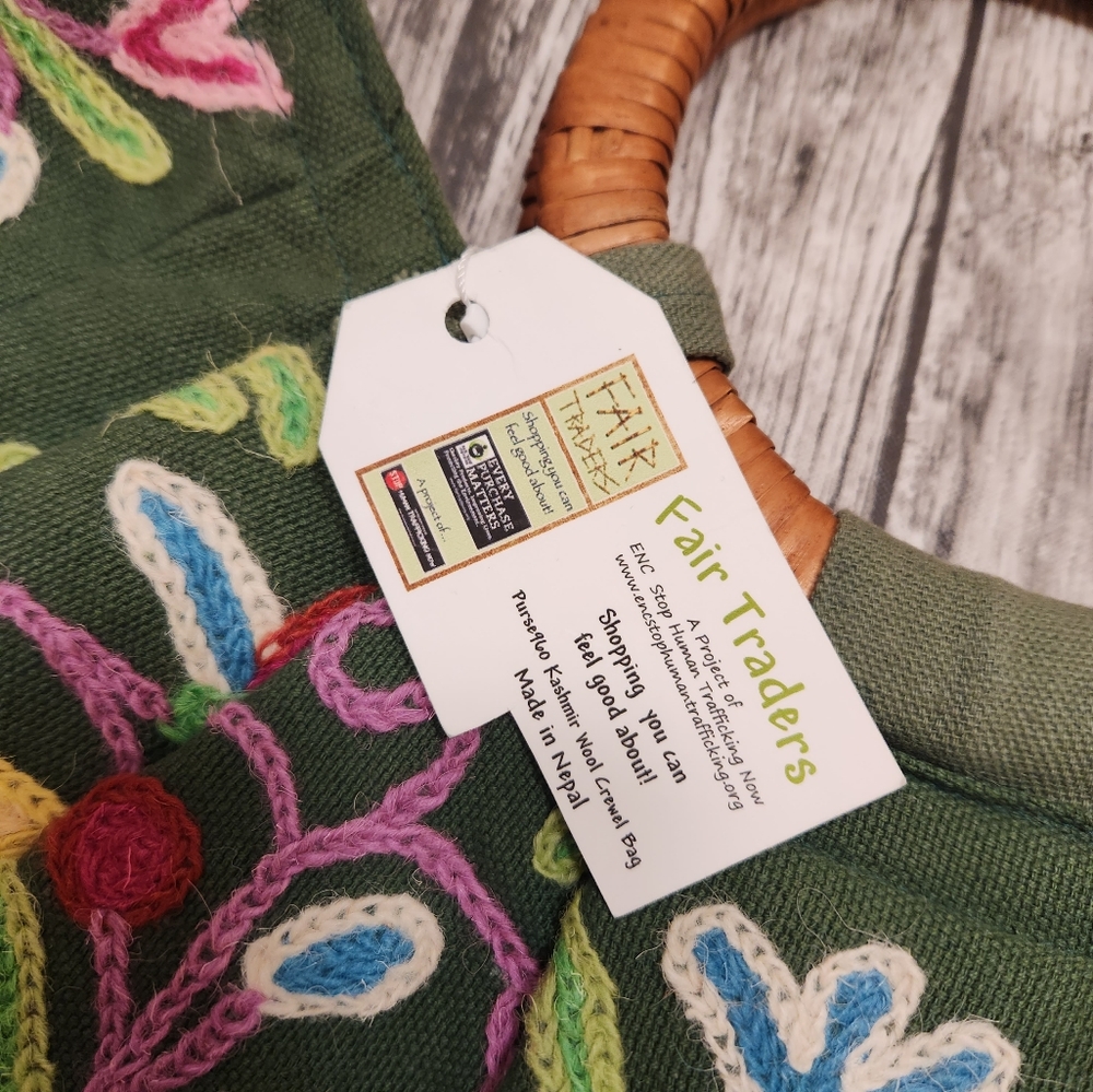 Fair‎ trade tapestry bag Reversible - Picture 3 of 7